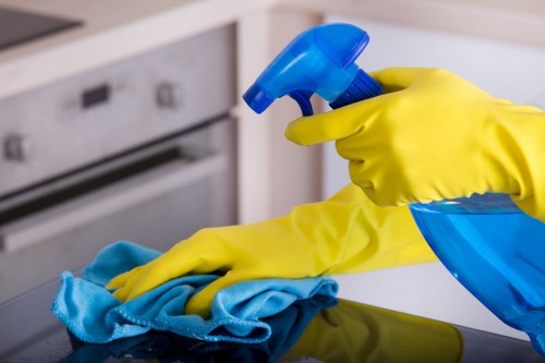 Booking and payment details for a professional deep clean
